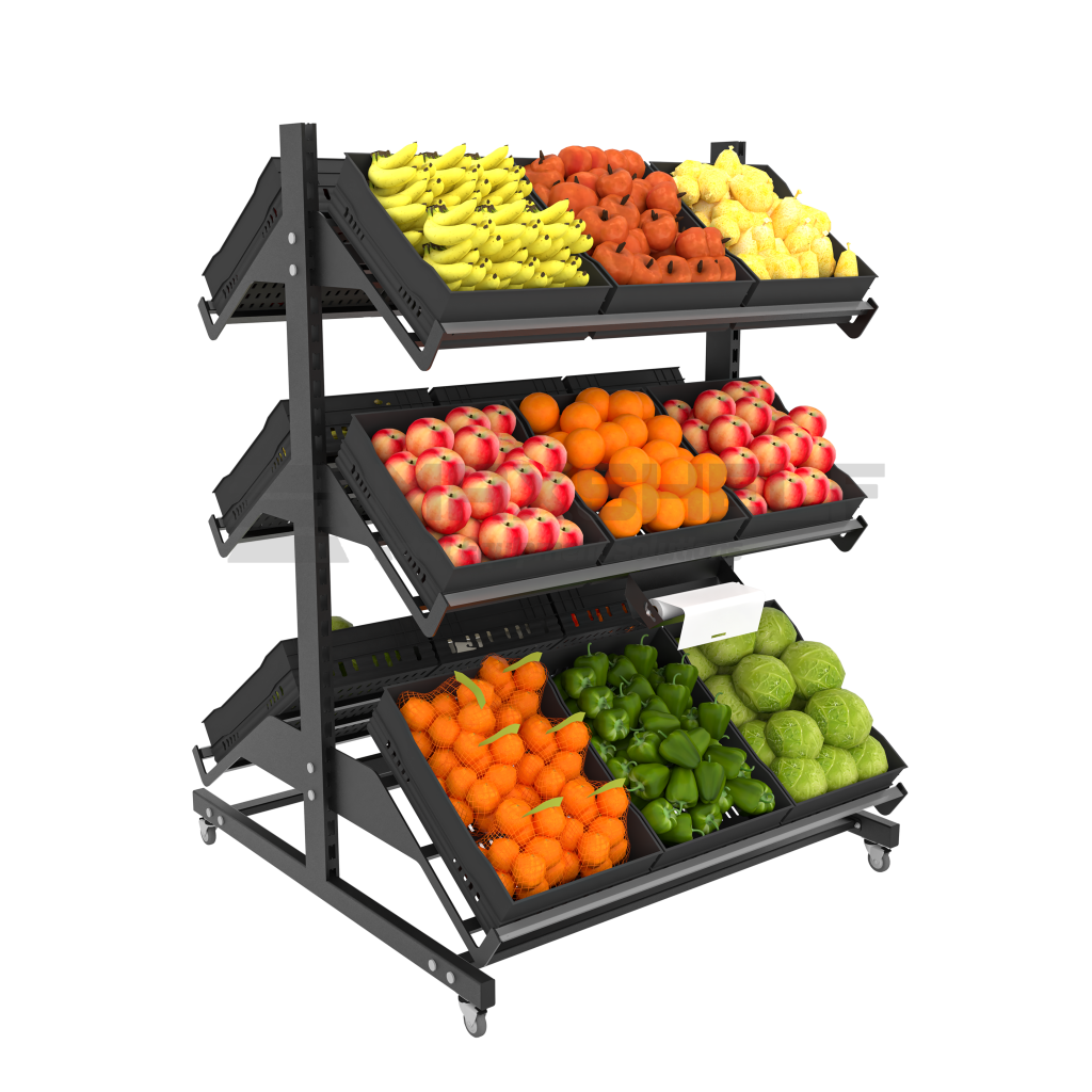 DOUBLE SIDE SLOPING FRUIT & VEG UNIT