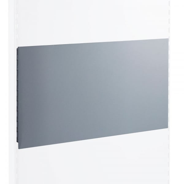 Grey Back Panel for Retail Shelving Units